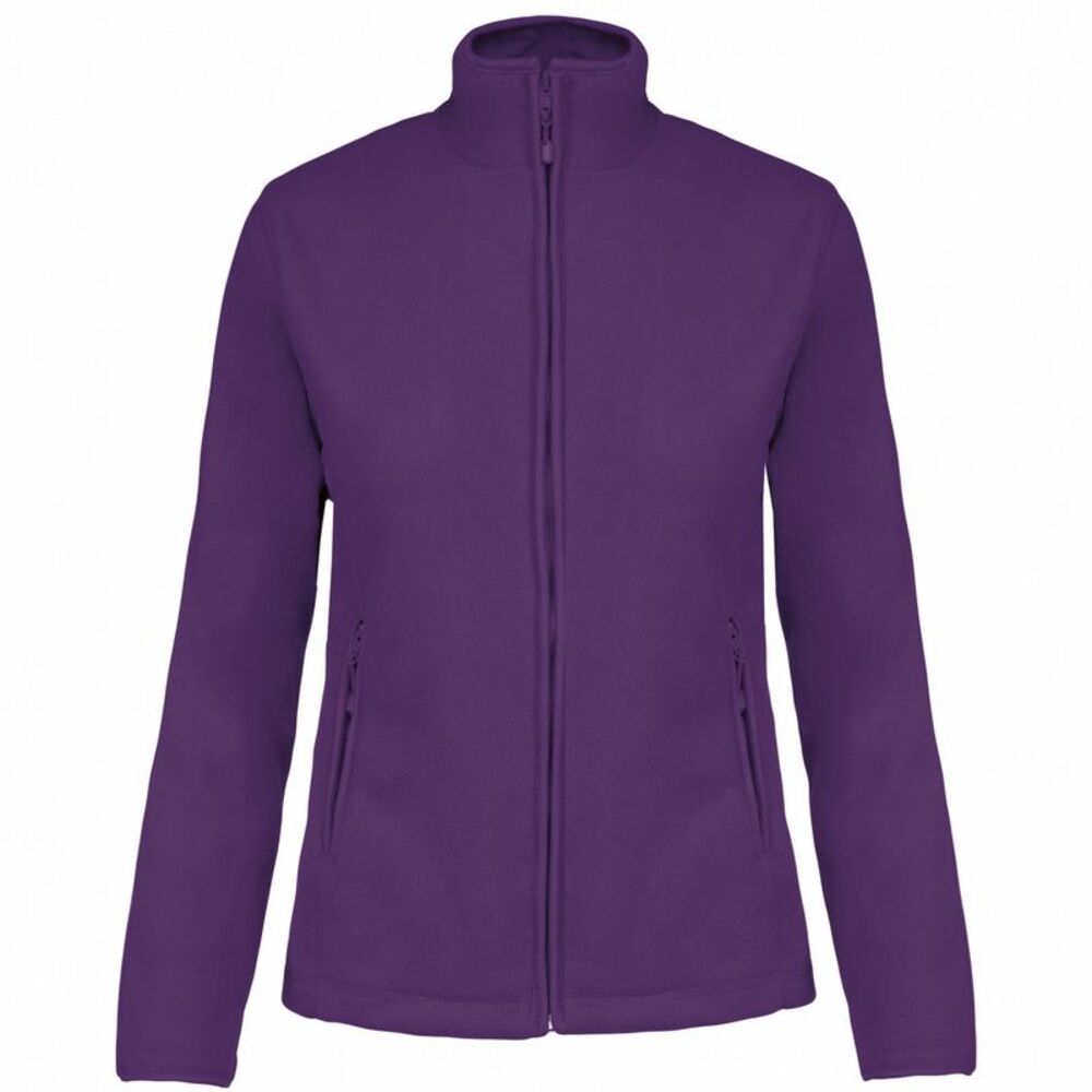 Kariban Womens/Ladies Maureen Microfleece Jacket / Purple